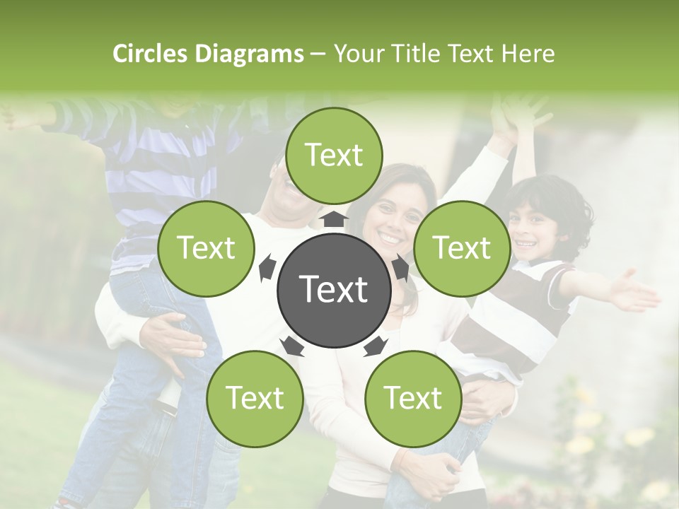 A Group Of People Standing Next To Each Other PowerPoint Template