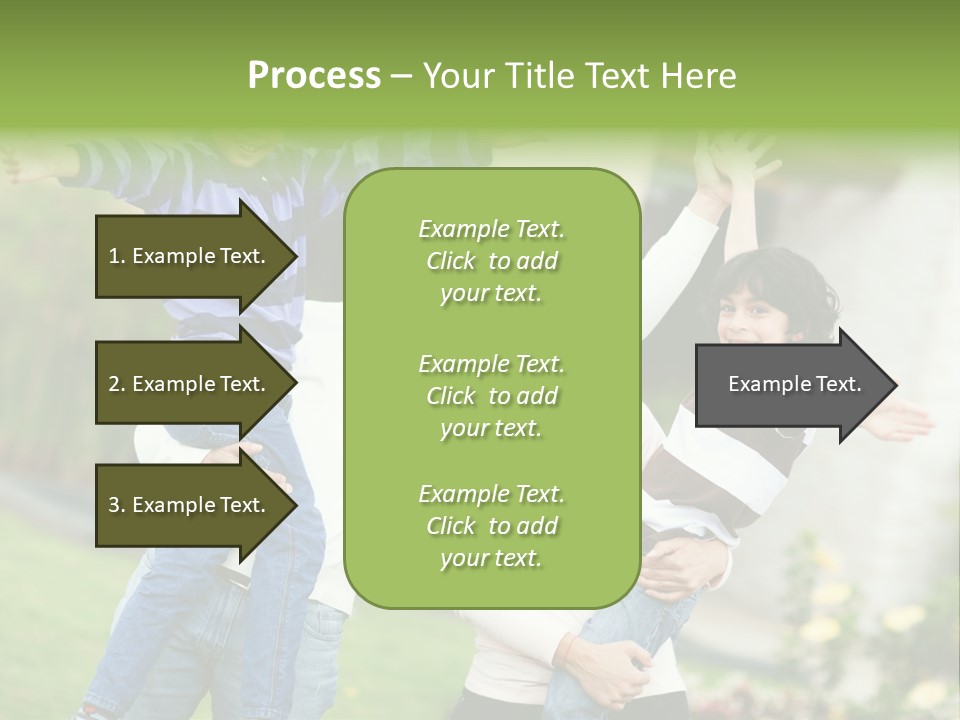 A Group Of People Standing Next To Each Other PowerPoint Template