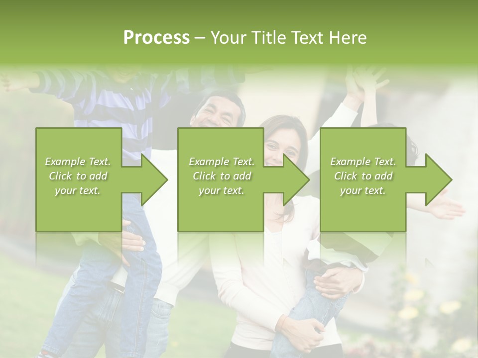 A Group Of People Standing Next To Each Other PowerPoint Template
