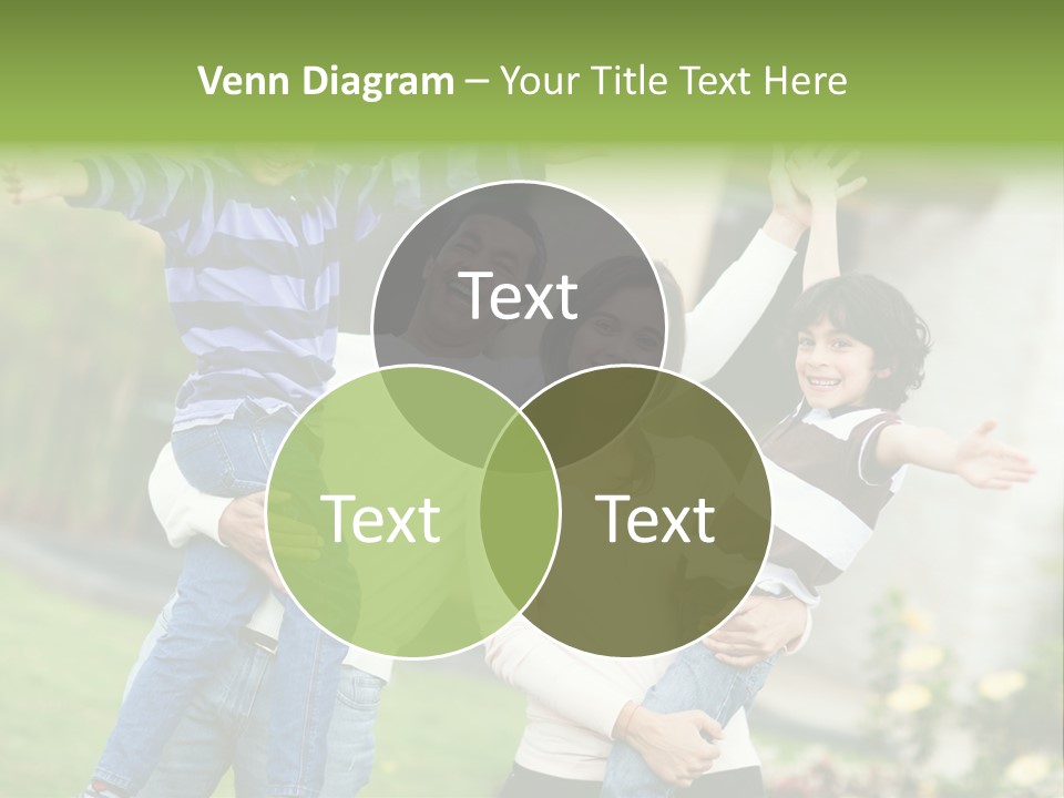 A Group Of People Standing Next To Each Other PowerPoint Template