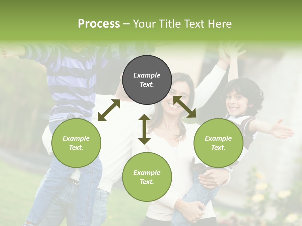 A Group Of People Standing Next To Each Other PowerPoint Template