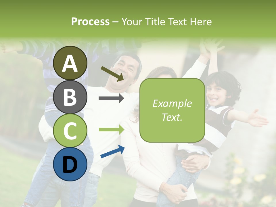 A Group Of People Standing Next To Each Other PowerPoint Template