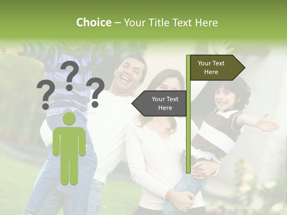 A Group Of People Standing Next To Each Other PowerPoint Template