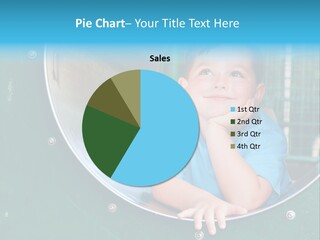 Joyful Kindergarten Tube PowerPoint Template