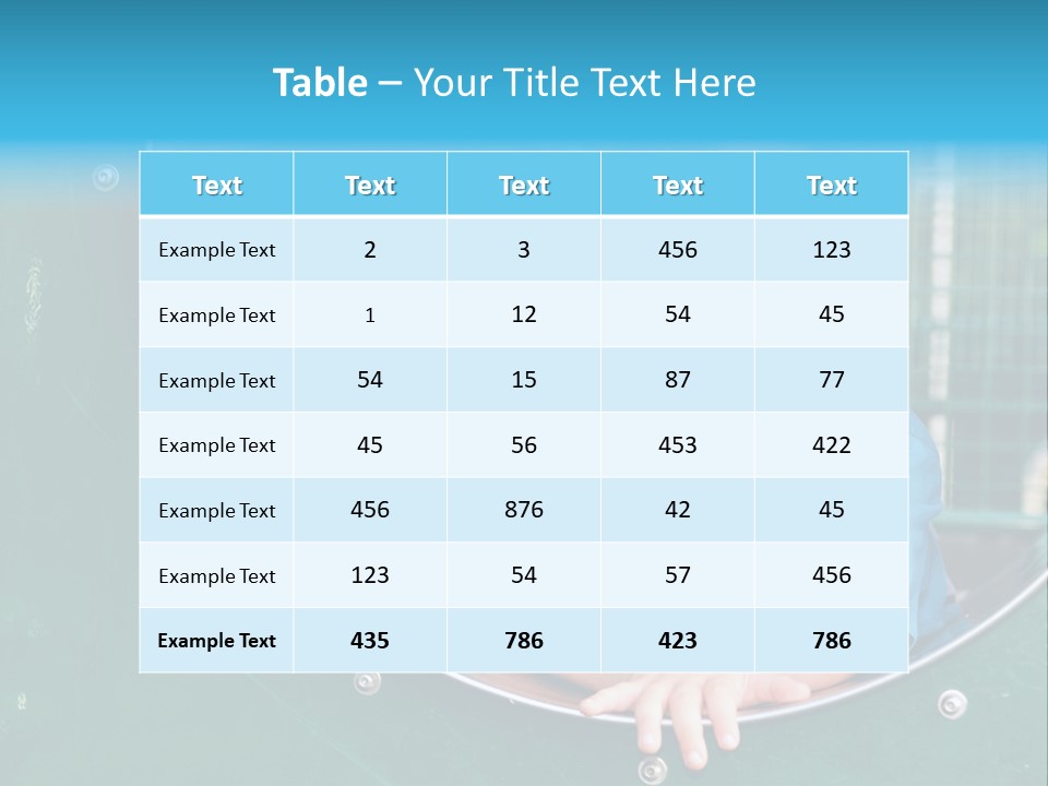 Joyful Kindergarten Tube PowerPoint Template