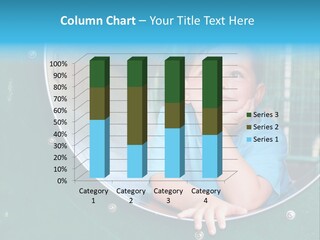 Joyful Kindergarten Tube PowerPoint Template