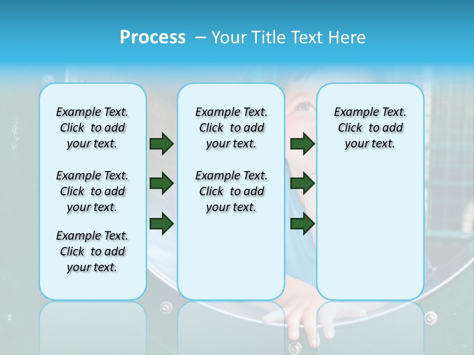 Joyful Kindergarten Tube PowerPoint Template
