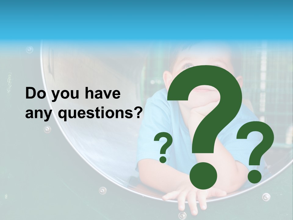 Joyful Kindergarten Tube PowerPoint Template