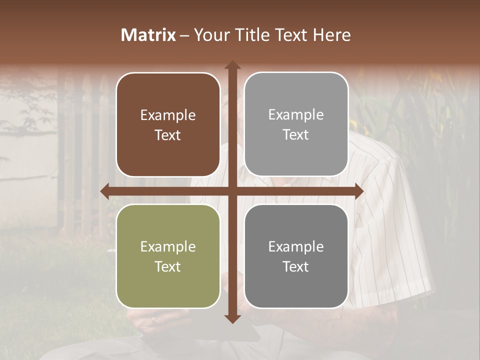 Digital Tablet Holding Happy PowerPoint Template