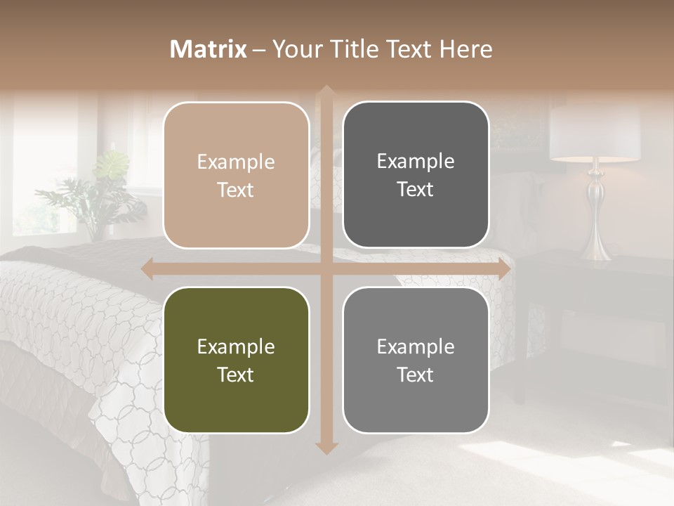 Designer Photo Nightstand PowerPoint Template