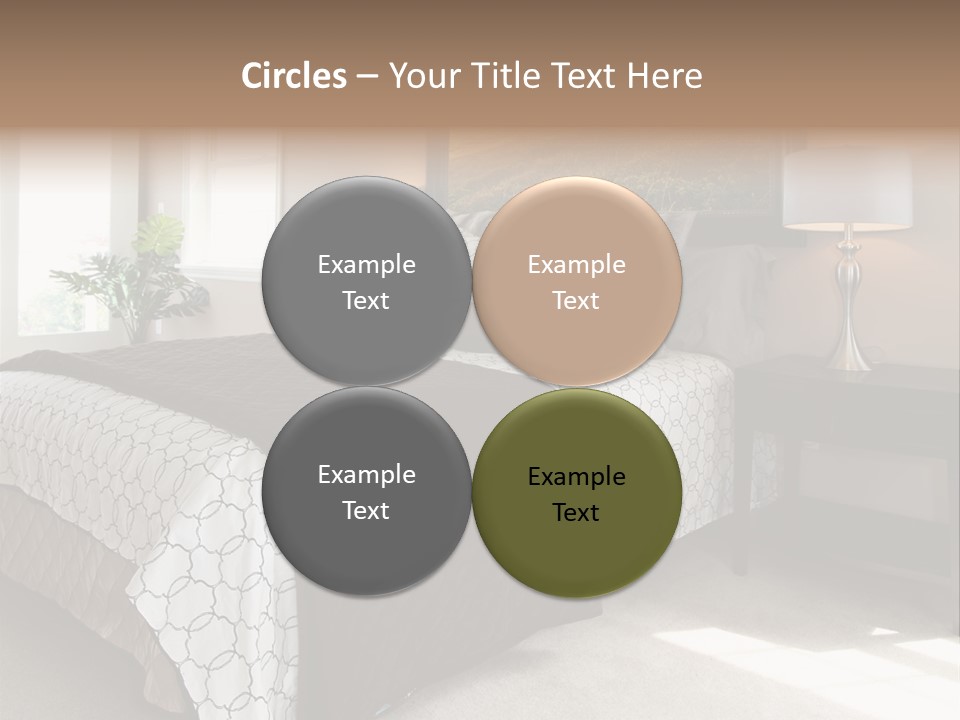 Designer Photo Nightstand PowerPoint Template