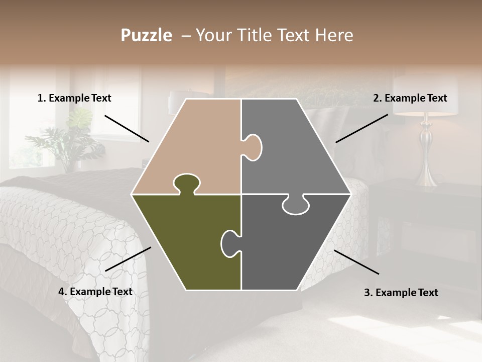 Designer Photo Nightstand PowerPoint Template