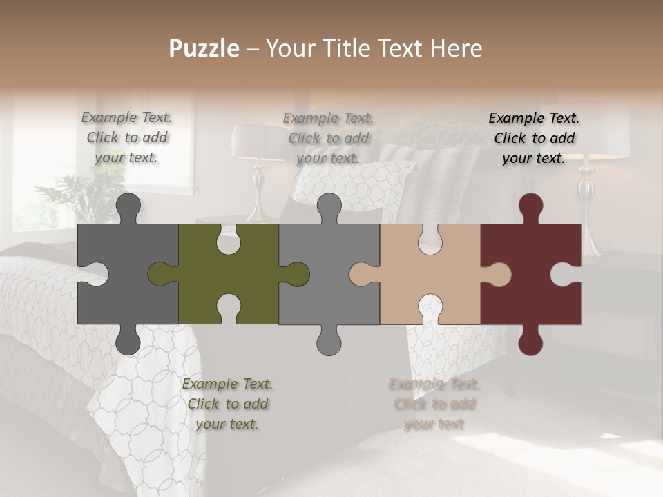 Designer Photo Nightstand PowerPoint Template