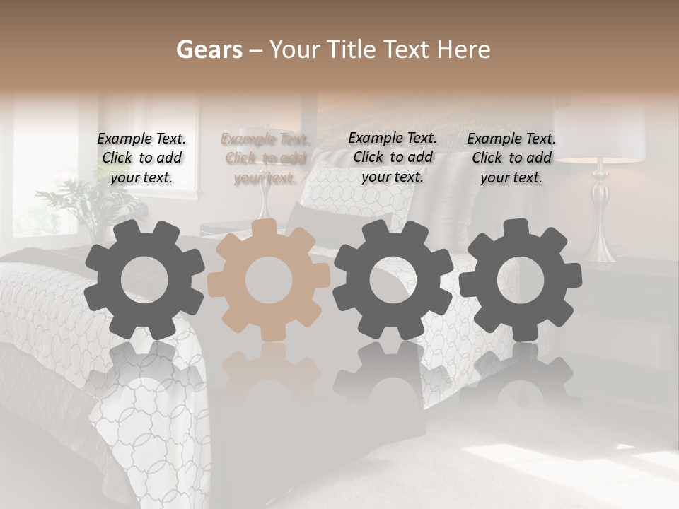 Designer Photo Nightstand PowerPoint Template