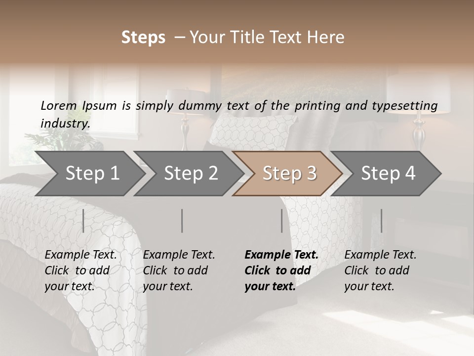 Designer Photo Nightstand PowerPoint Template