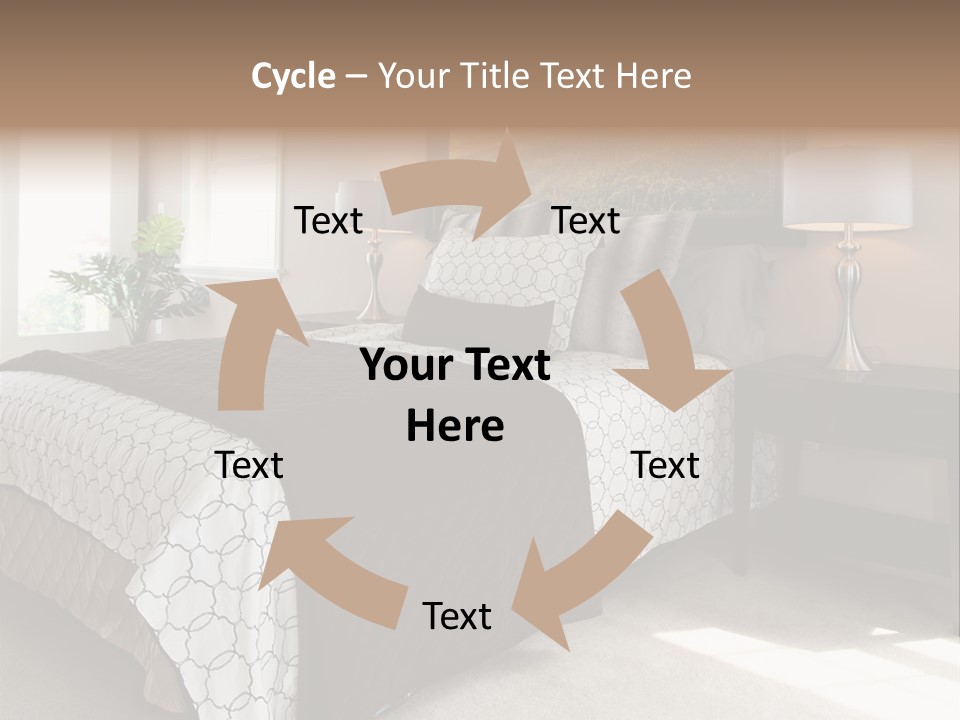 Designer Photo Nightstand PowerPoint Template
