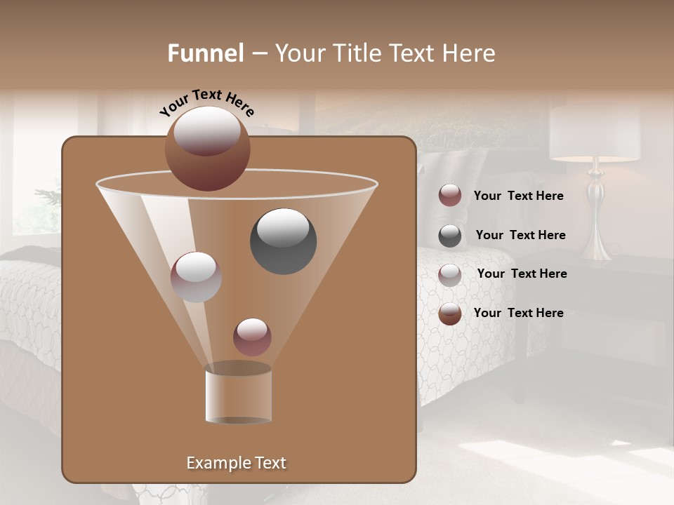 Designer Photo Nightstand PowerPoint Template