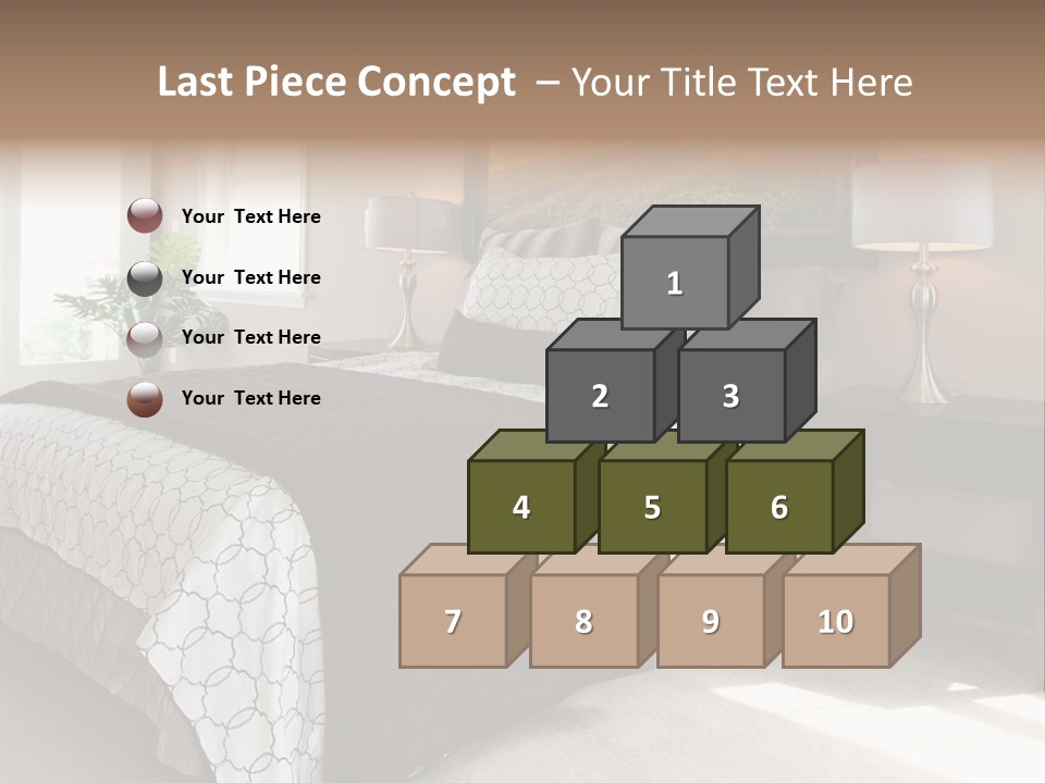 Designer Photo Nightstand PowerPoint Template