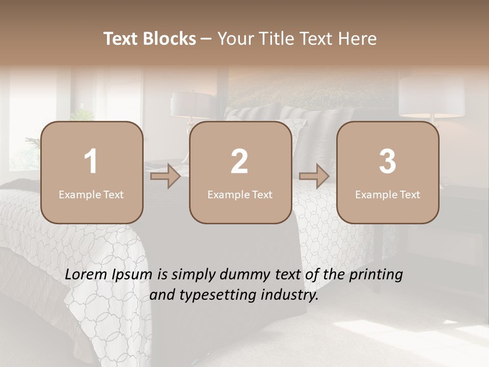 Designer Photo Nightstand PowerPoint Template
