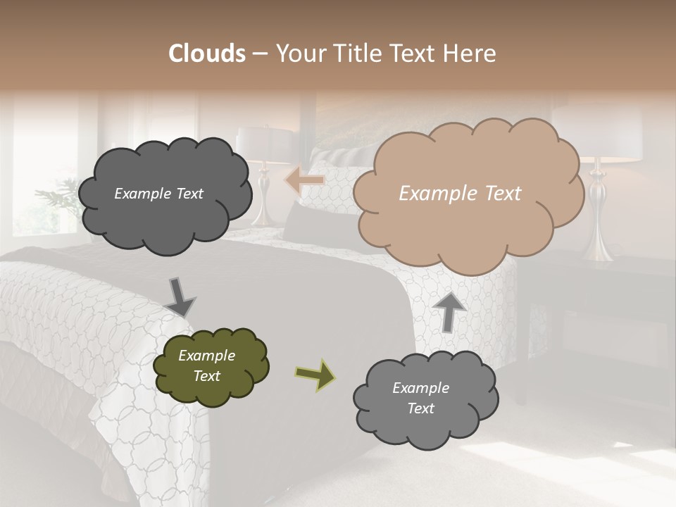Designer Photo Nightstand PowerPoint Template