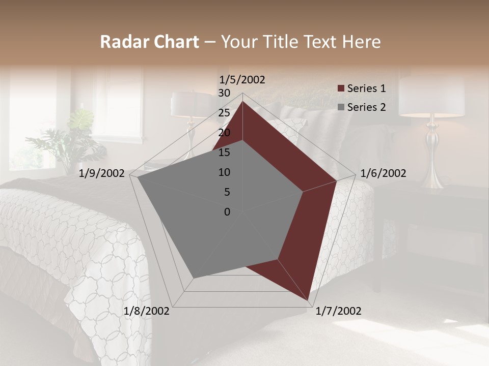 Designer Photo Nightstand PowerPoint Template