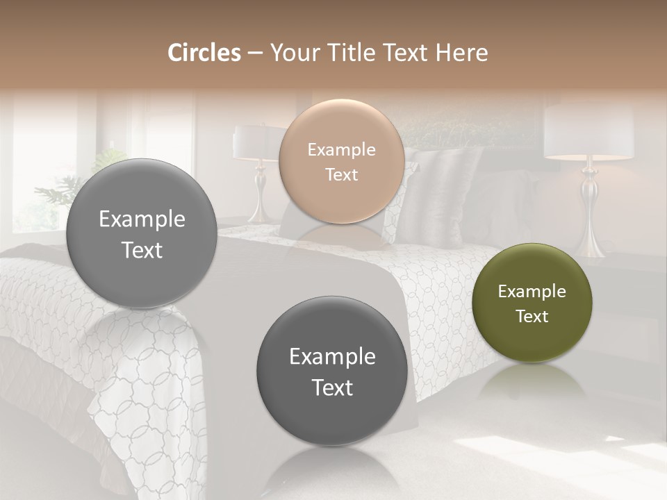 Designer Photo Nightstand PowerPoint Template