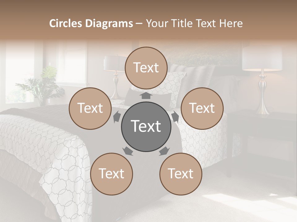 Designer Photo Nightstand PowerPoint Template