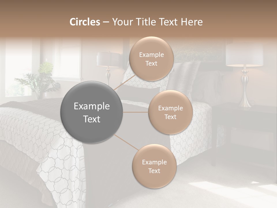 Designer Photo Nightstand PowerPoint Template