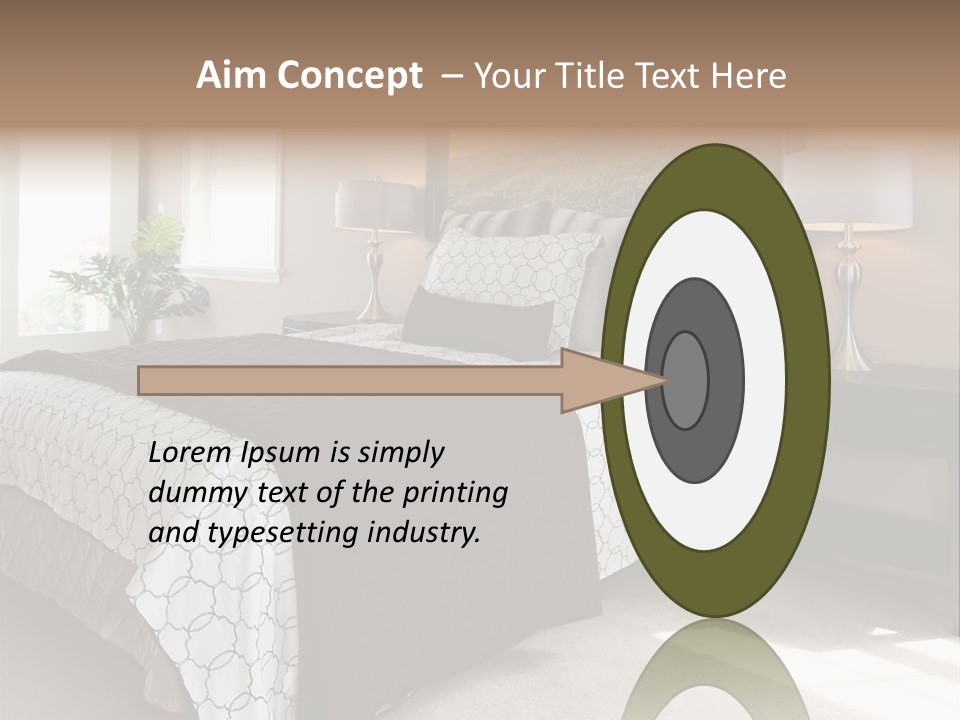 Designer Photo Nightstand PowerPoint Template