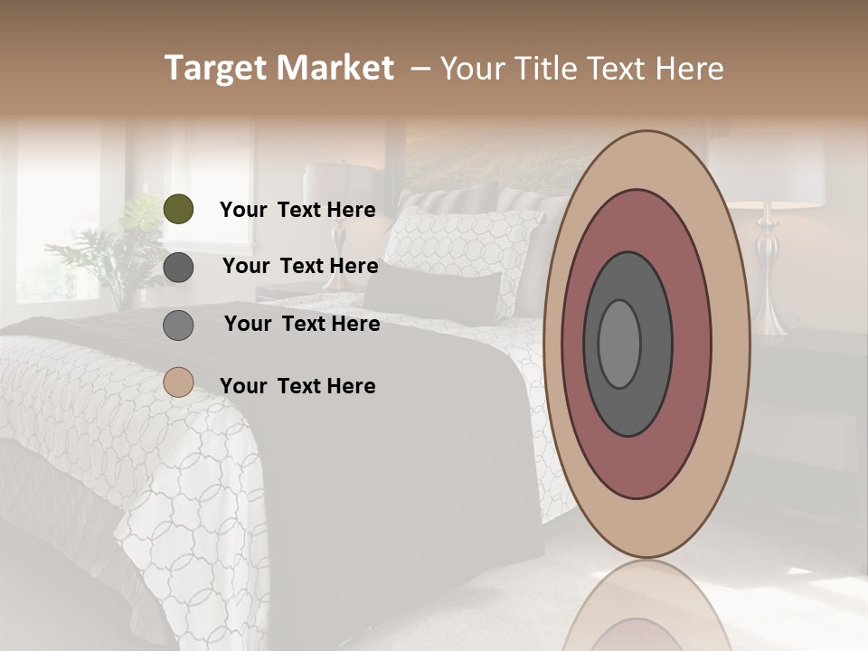 Designer Photo Nightstand PowerPoint Template