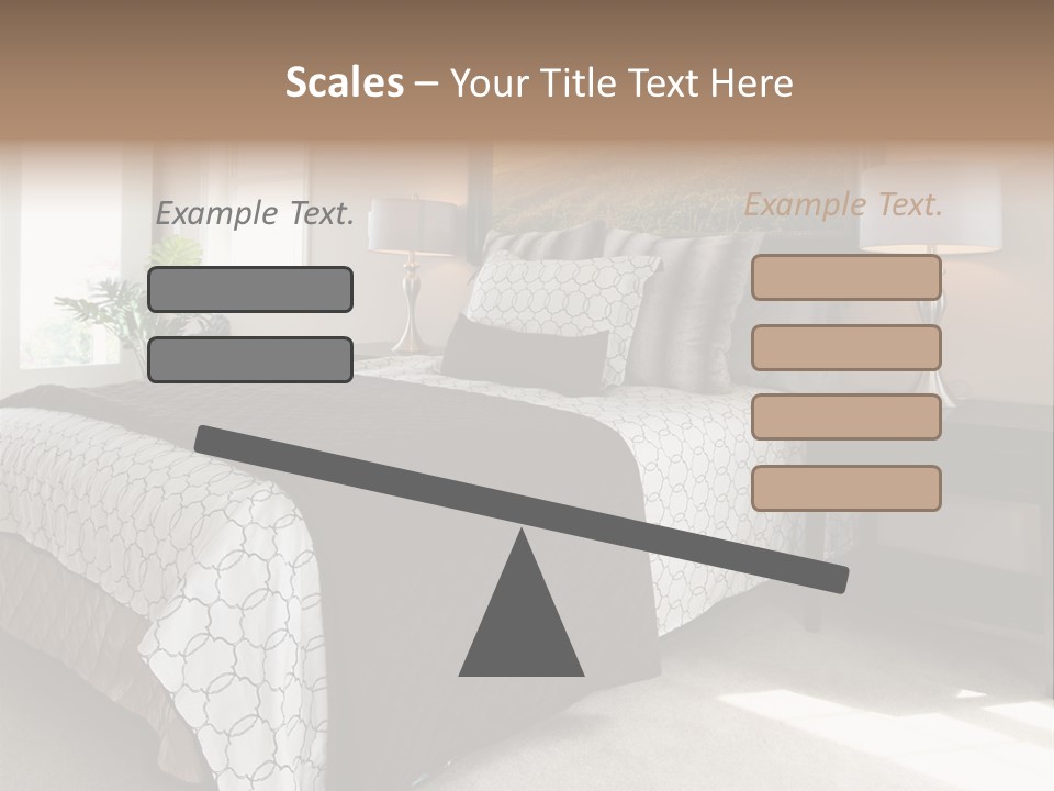 Designer Photo Nightstand PowerPoint Template