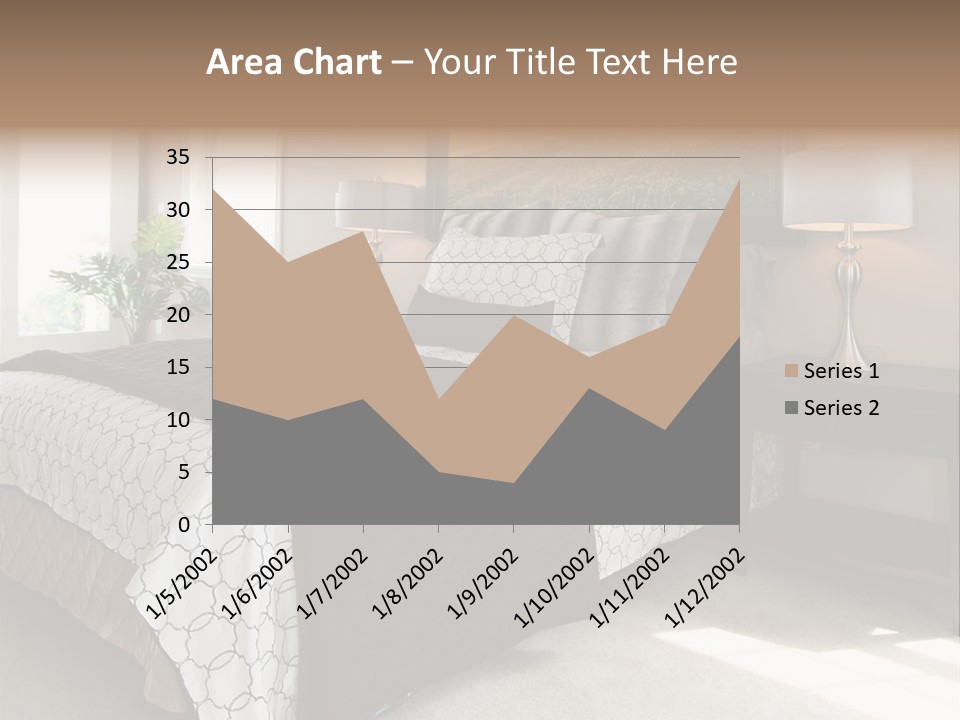 Designer Photo Nightstand PowerPoint Template