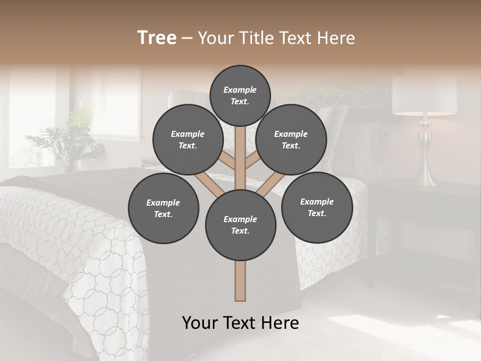 Designer Photo Nightstand PowerPoint Template