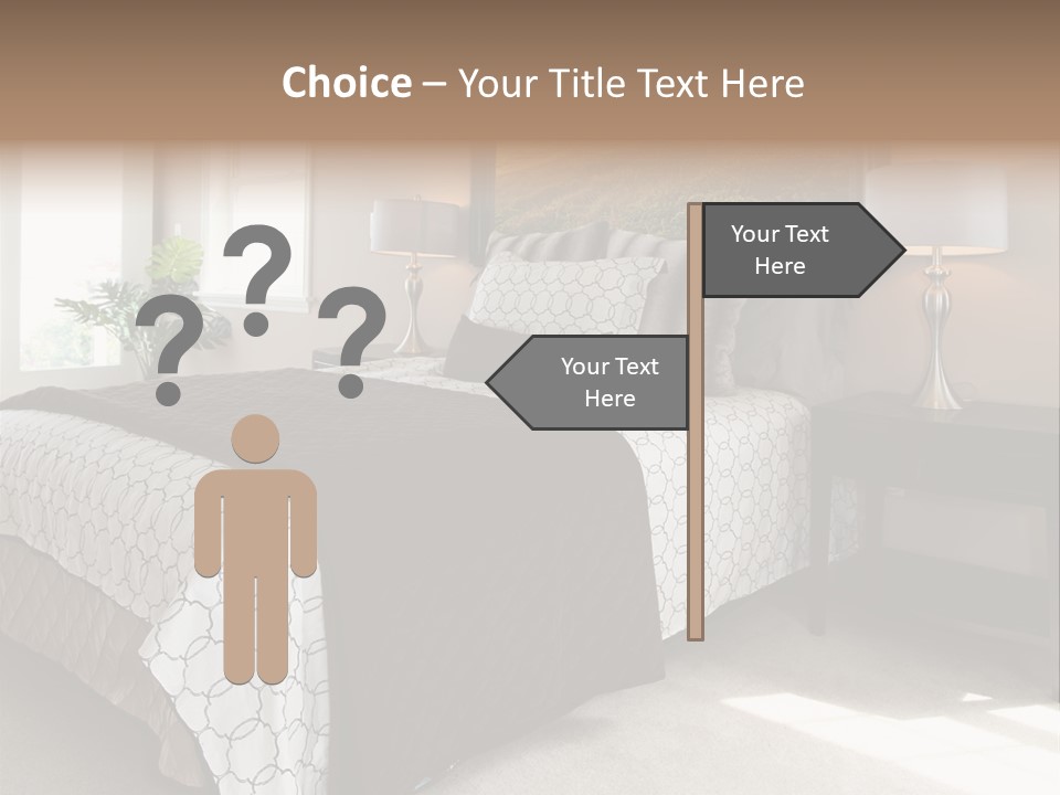 Designer Photo Nightstand PowerPoint Template