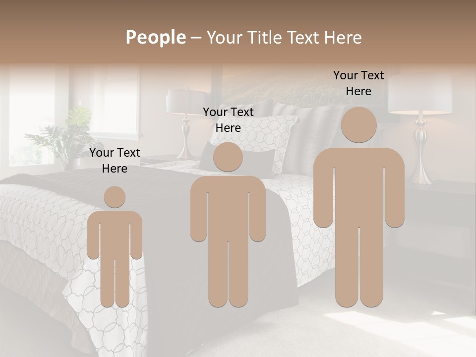 Designer Photo Nightstand PowerPoint Template