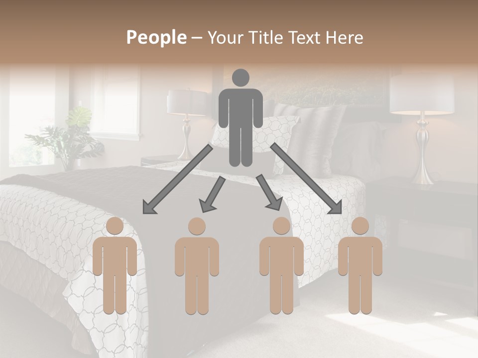 Designer Photo Nightstand PowerPoint Template