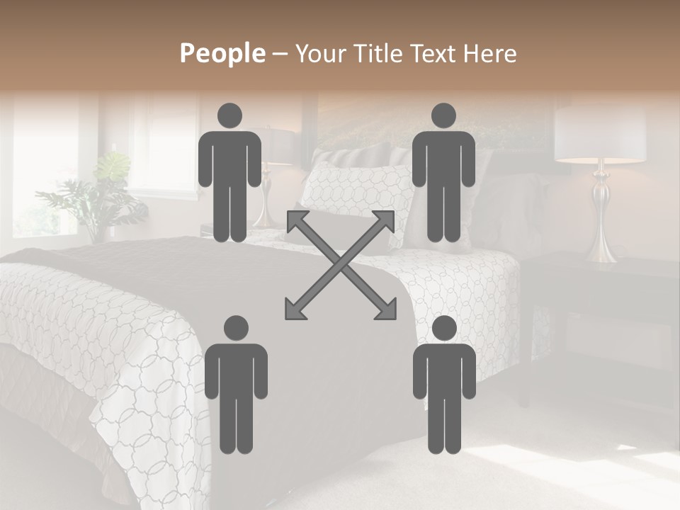 Designer Photo Nightstand PowerPoint Template