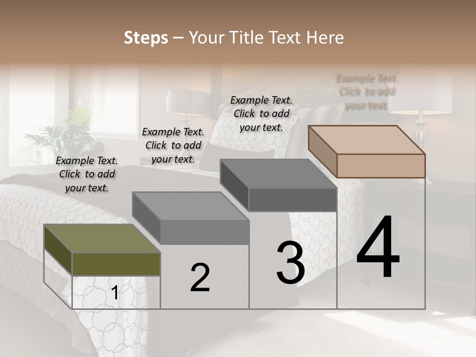Designer Photo Nightstand PowerPoint Template