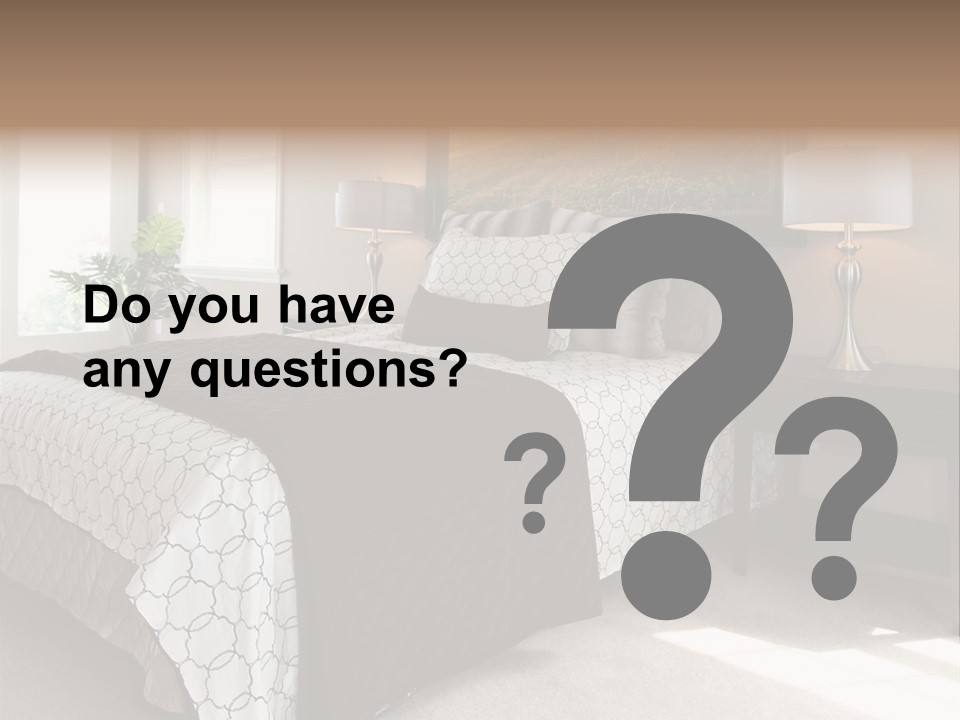 Designer Photo Nightstand PowerPoint Template