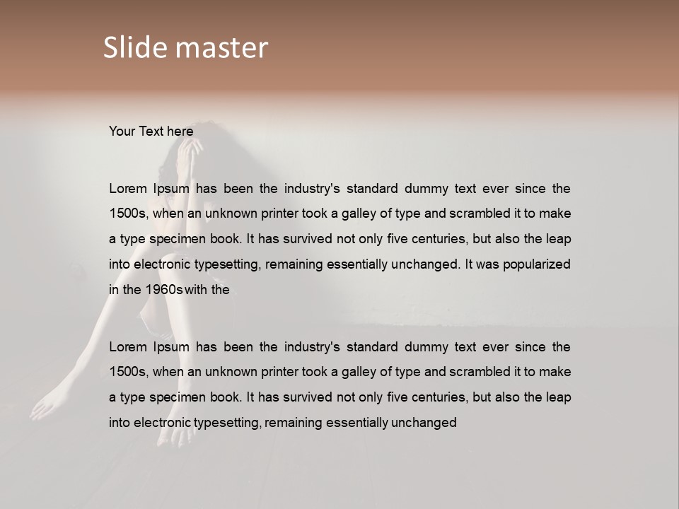 Lost Floor Shadow PowerPoint Template