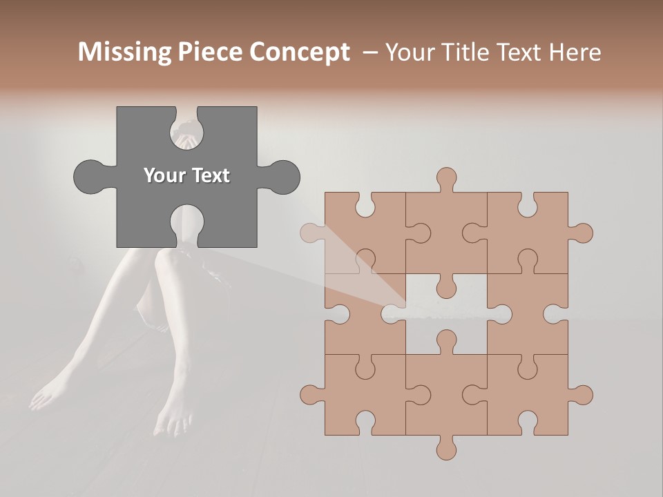 Lost Floor Shadow PowerPoint Template