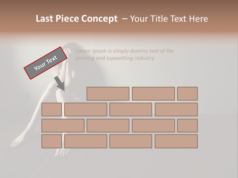 Lost Floor Shadow PowerPoint Template