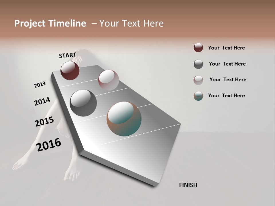 Lost Floor Shadow PowerPoint Template