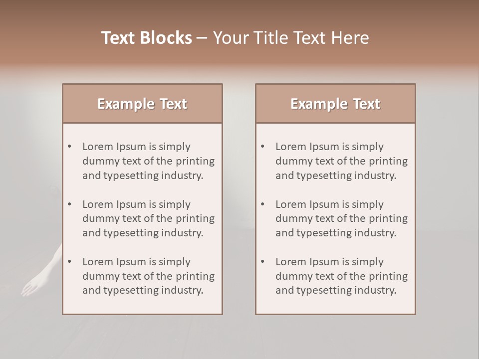 Lost Floor Shadow PowerPoint Template
