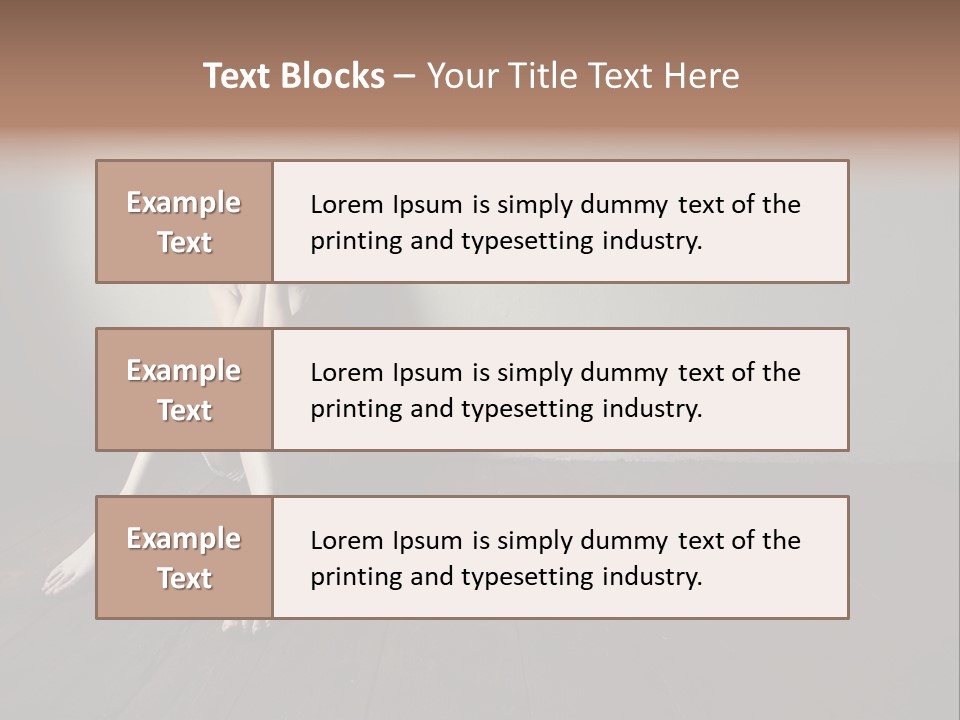 Lost Floor Shadow PowerPoint Template