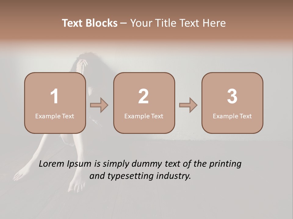 Lost Floor Shadow PowerPoint Template