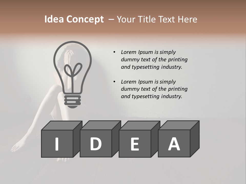 Lost Floor Shadow PowerPoint Template