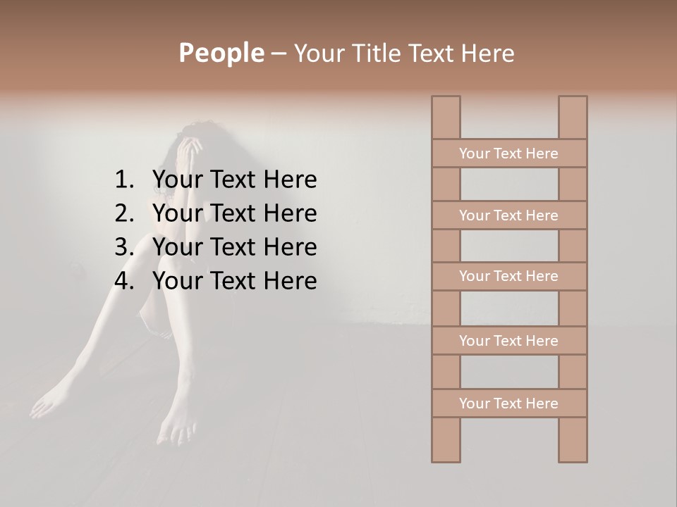 Lost Floor Shadow PowerPoint Template