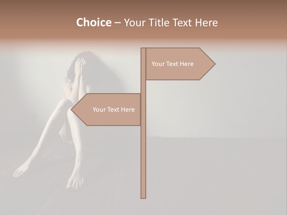 Lost Floor Shadow PowerPoint Template