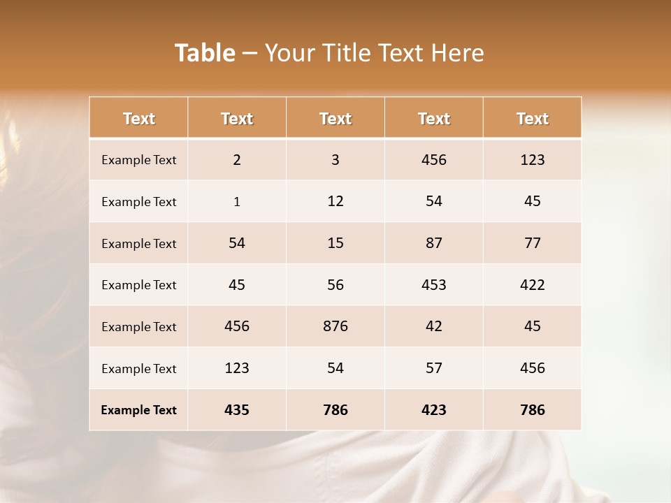 Hair Lifestyle Posh PowerPoint Template